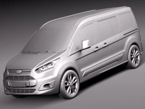 Transit Connect Wagon 2014 3D Model