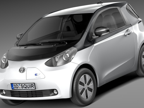 Toyota IQ EV 2013 3D Model