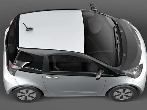 Toyota IQ EV 2013 3D Model