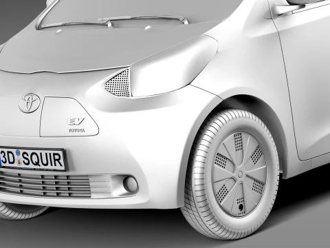 Toyota IQ EV 2013 3D Model