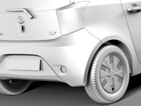 Toyota IQ EV 2013 3D Model