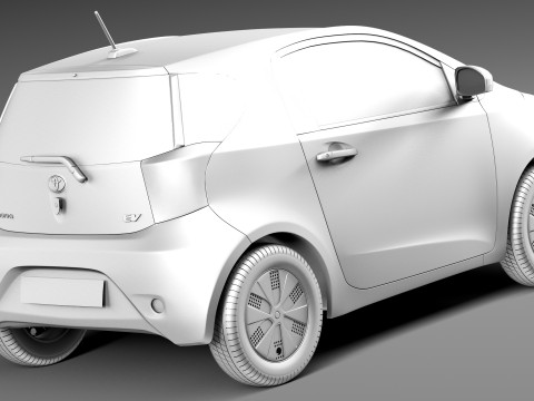 Toyota IQ EV 2013 3Dモデル