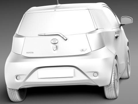 Toyota IQ EV 2013 3Dモデル