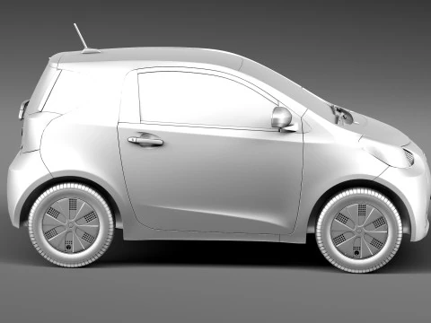 Toyota IQ EV 2013 3D Model