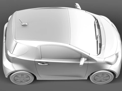 Toyota IQ EV 2013 3D Model