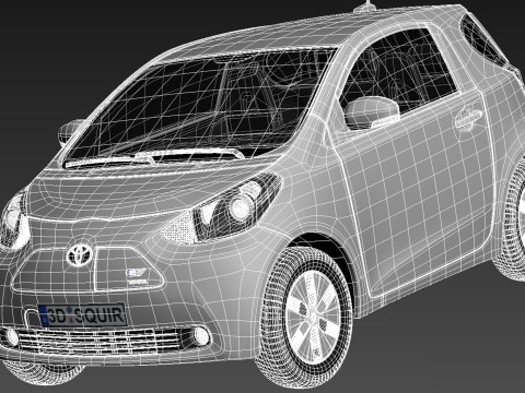 Toyota IQ EV 2013 3Dモデル
