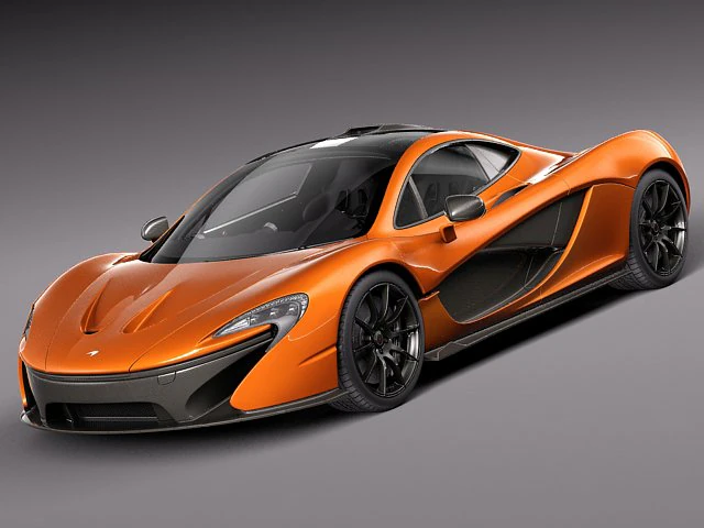 Mclaren P1 Concept 2013 3D Model .c4d .max .obj .3ds .fbx .stl .blend 