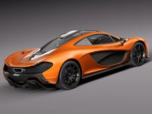Mclaren P1 Concept 2013 3D Model