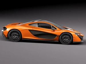 Mclaren P1 Concept 2013 3D Model