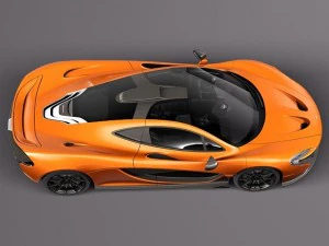 Mclaren P1 Concept 2013 3D Model