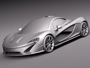 Mclaren P1 Concept 2013 3D Model