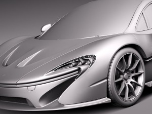 Mclaren P1 Concept 2013 Modèle 3D