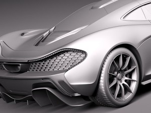 Mclaren P1 Concept 2013 Modèle 3D