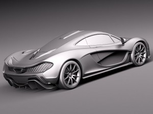 Mclaren P1 Concept 2013 Modèle 3D