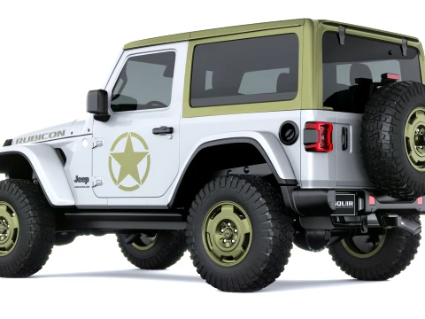 Jeep Wrangler Sarge 2027 3D Model