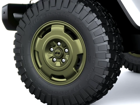 Jeep Wrangler Sarge 2027 3D Model