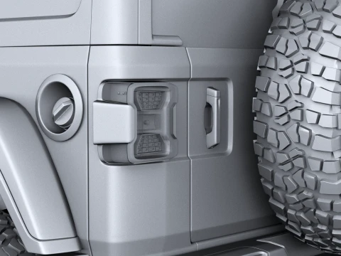 Jeep Wrangler Sarge 2027 3D Model