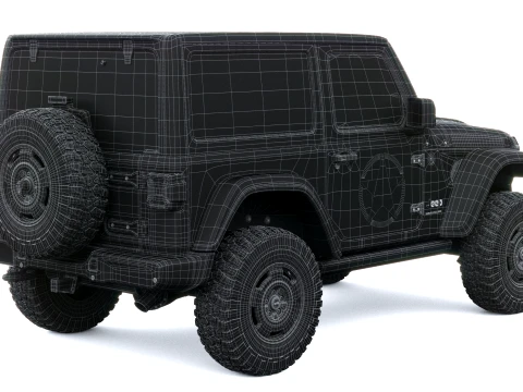 Jeep Wrangler Sarge 2027 3D Model