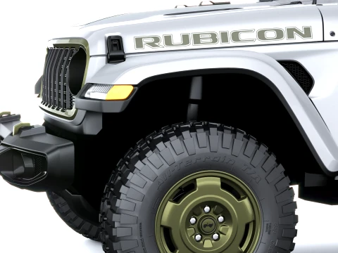 Jeep Wrangler Sarge Pickup 2027 3D Model