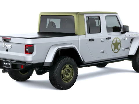 Jeep Wrangler Sarge Pickup 2027 3D Model
