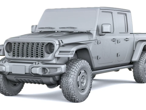 Jeep Wrangler Sarge Pickup 2027 3D Model