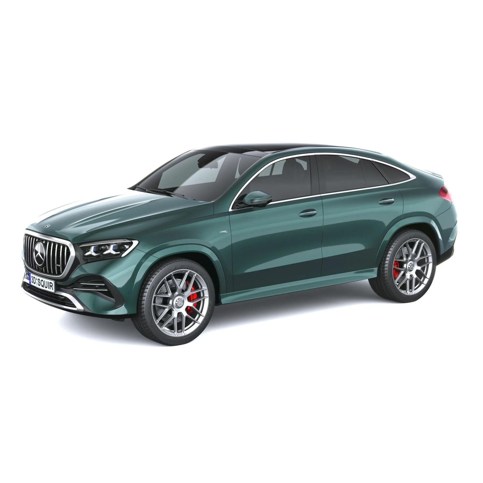 Mercedes-Benz GLE 53 AMG Coupe 2027 3D Model .c4d .max .obj .3ds .fbx .stl .blend 