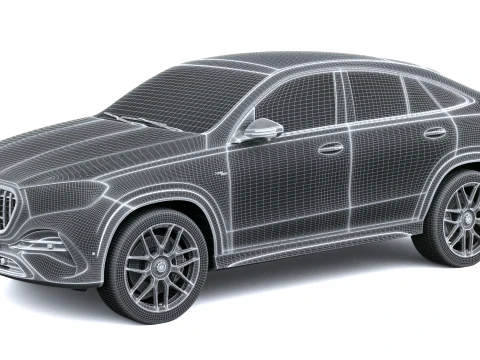 Mercedes-Benz GLE 53 AMG Coupe 2027 3D Model