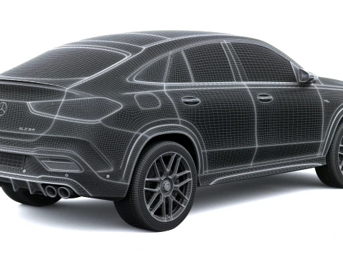 Mercedes-Benz GLE 53 AMG Coupe 2027 3D Model