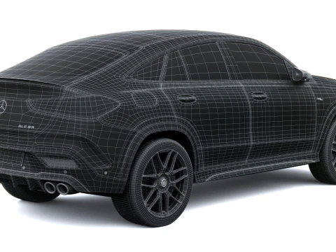 Mercedes-Benz GLE 53 AMG Coupe 2027 3D Model