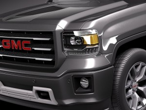 GMC Sierra 1500 Crew Cab 2013 3D Model