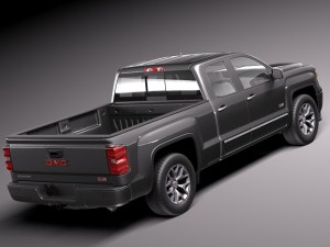 GMC Sierra 1500 Crew Cab 2013 3D Model