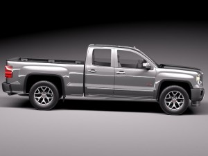 GMC Sierra 1500 Crew Cab 2013 3D Model