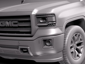 GMC Sierra 1500 Crew Cab 2013 3D Model