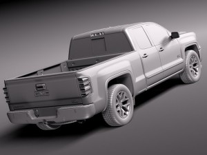 GMC Sierra 1500 Crew Cab 2013 3D Model