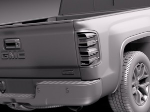 GMC Sierra 1500 Crew Cab 2013 3D Model