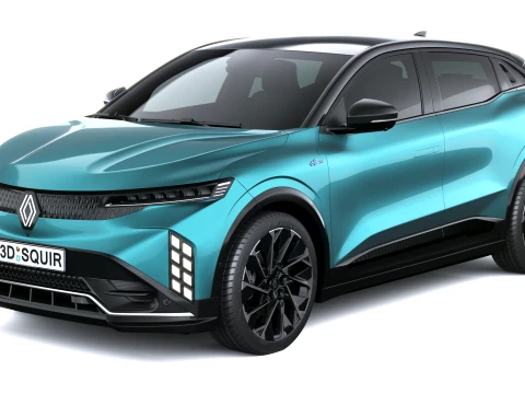 Renault Megane E-Tech 2027 3D Model