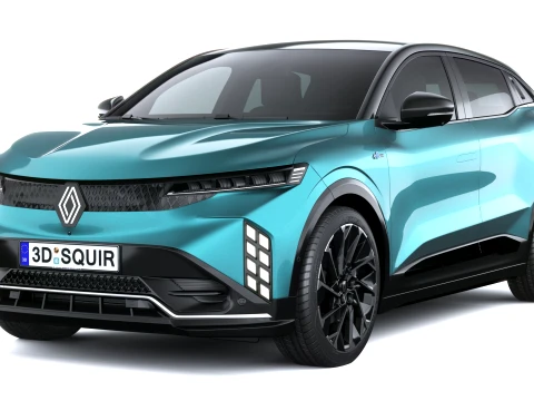 Renault Megane E-Tech 2027 3D Model