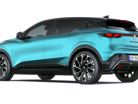 Renault Megane E-Tech 2027 3D Model