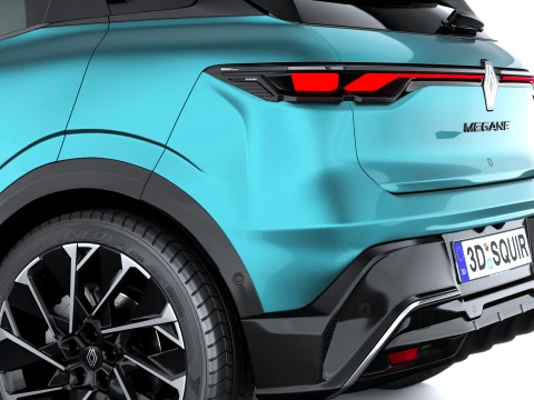 Renault Megane E-Tech 2027 3D Model