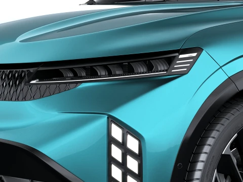Renault Megane E-Tech 2027 3D Model