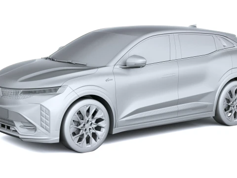 Renault Megane E-Tech 2027 3D Model