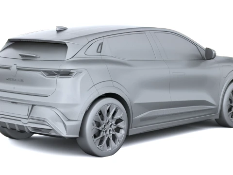 Renault Megane E-Tech 2027 3D Model