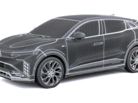 Renault Megane E-Tech 2027 3D Model