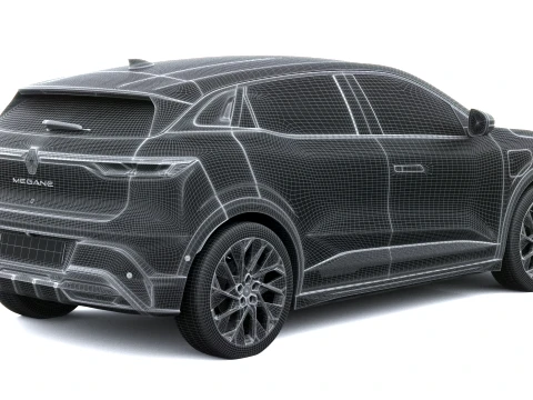 Renault Megane E-Tech 2027 3D Model