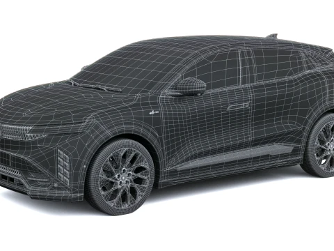 Renault Megane E-Tech 2027 3D Model