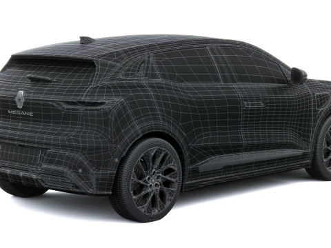Renault Megane E-Tech 2027 3D Model