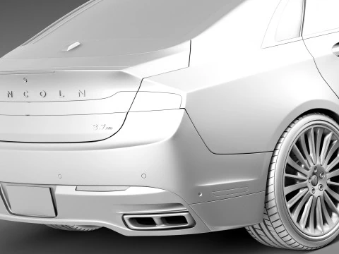 MKZ 2013 3D Model