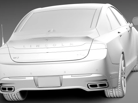MKZ 2013 3D Model