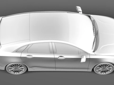 MKZ 2013 3D Model