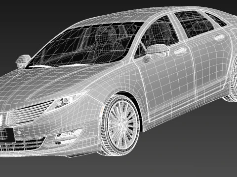 MKZ 2013 3D Model